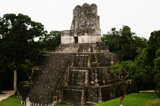 Temple II stands currently at 38 metres high
