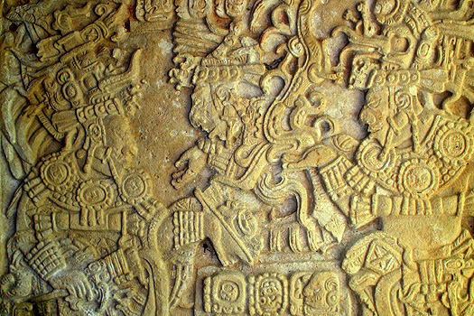 Lintel 14 in building 20 possibly depicts the performance of the 'fifth-day rites'