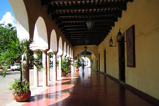 On Parque Principal in Valladolid, The Yucatán