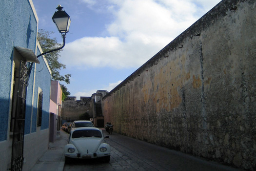 Calle 18 in Campeche, The Yucatán
